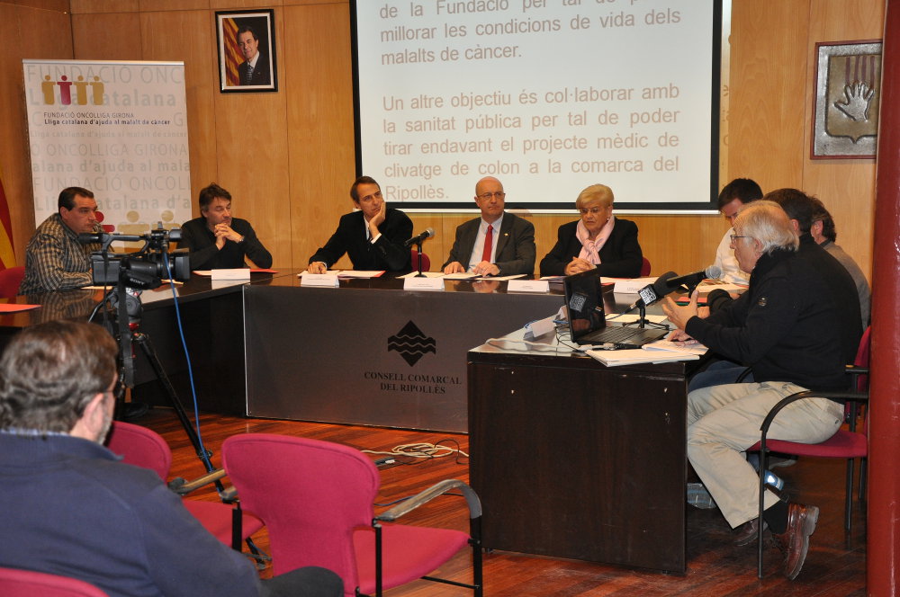 L’Oncolliga Girona presenta l’ONCOBIKE 2015 al Consell Comarcal