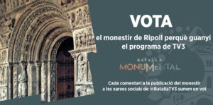 Vota el monestir de Ripoll a la Batalla monumental de TV3